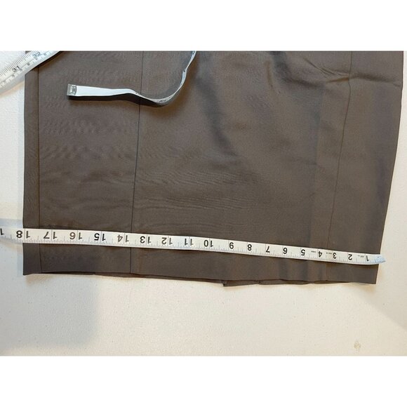 APT.9 Womens Torie Straight & Pencil Mini Skirt Stretch Olive Brown Size 10P - Picture 5 of 7